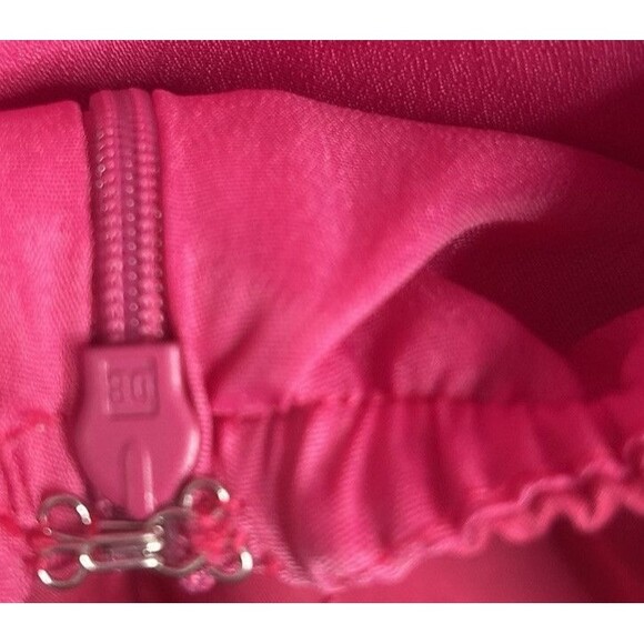 DO+ BE Magenta Open Back‎ Puff Sleeve Fit Flare Mini Dress Women’s Size Small - Picture 15 of 16